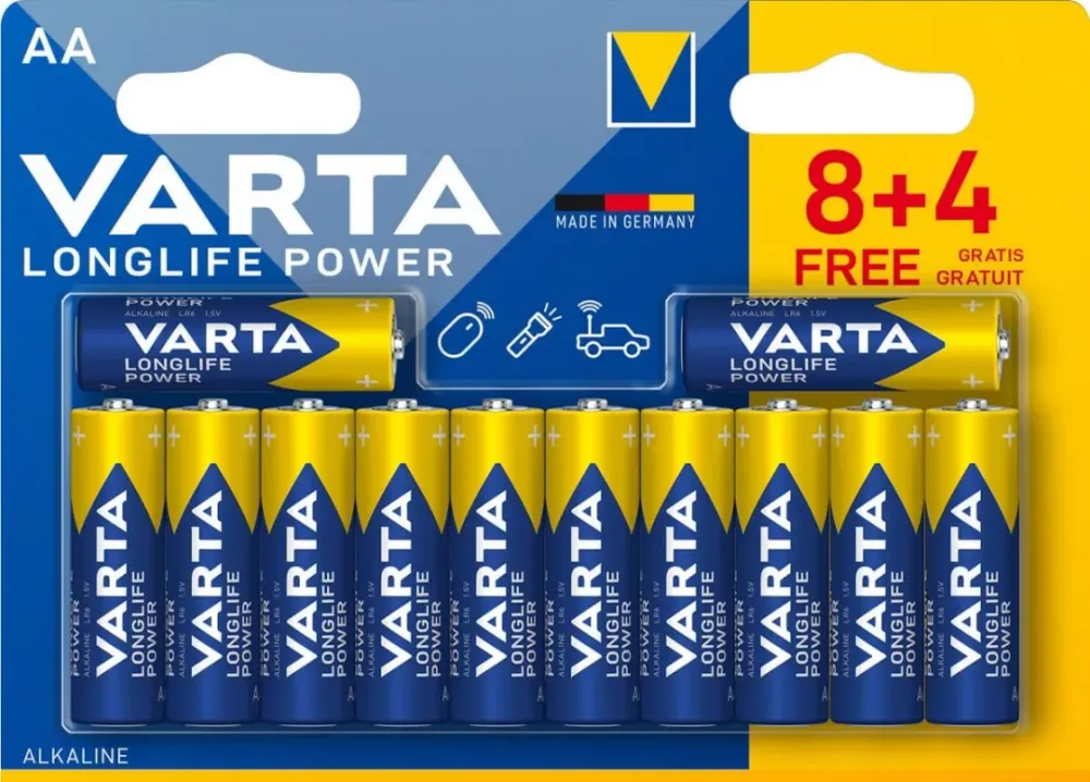 Varta AA/R06 baterie 4906 alk. B12