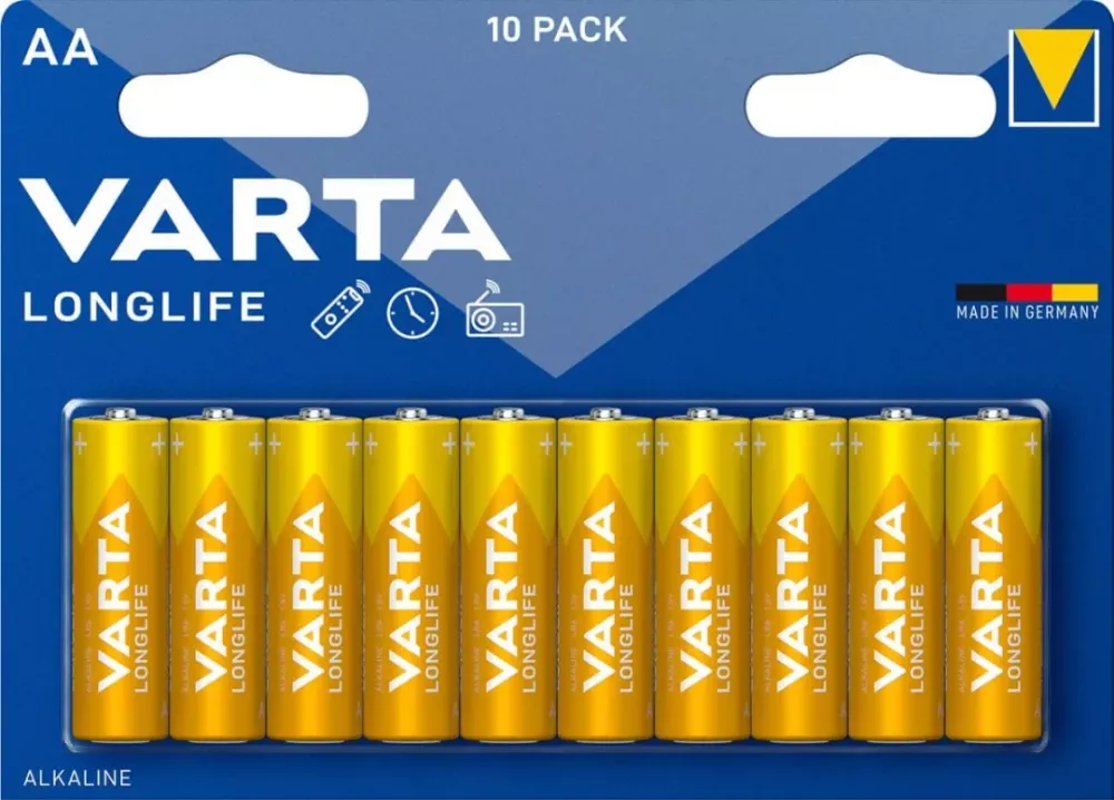Varta AA/R06 baterie LONGLIFE 4106 alk.LONGLIFE B10