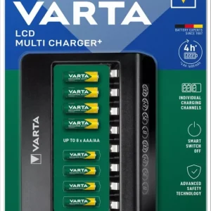 VARTA R03 R06 nabíječka baterií LCD MULTI CHARGER pro 1-8ks R03/R06 NA57681