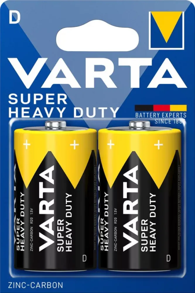Varta R20 baterie 2020 Blistr