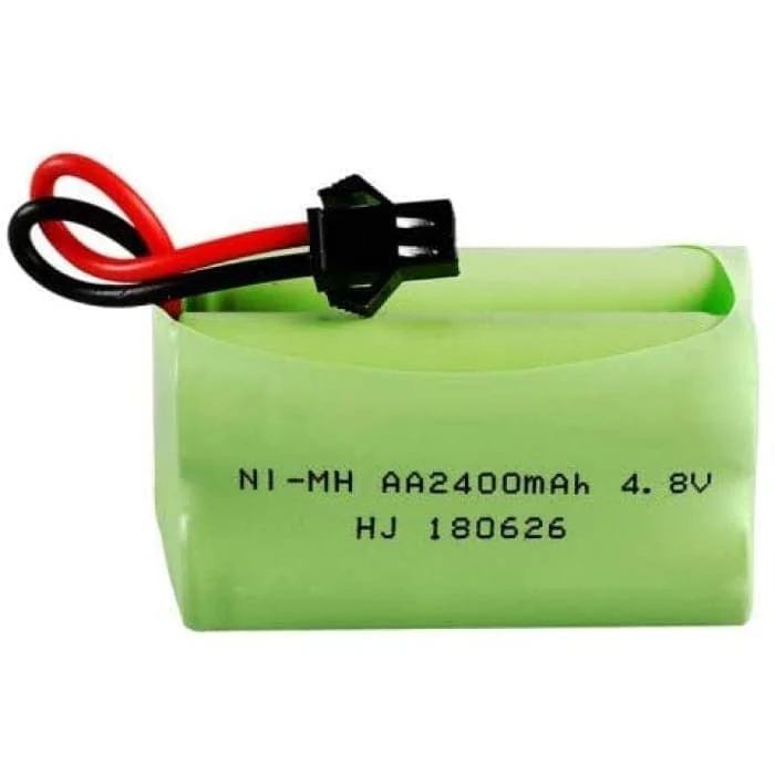 4,8V AA baterie, 2400mAh dobíjecí Ni-MH baterie, SM 2P zástrčka pro HY800 F1 F3 RC člun RC sběrnice s SM 2P USB nabíjecím...
