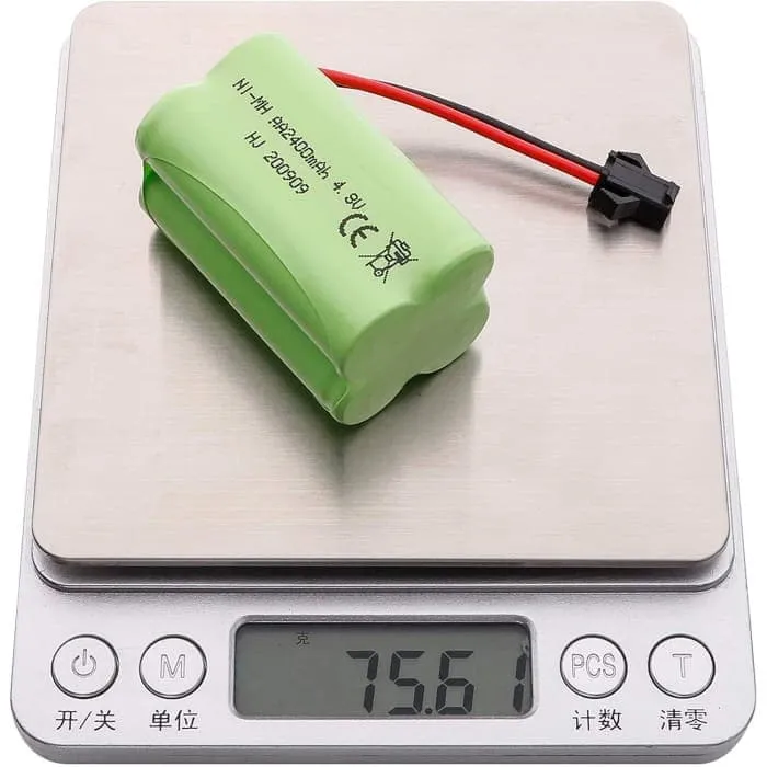 4,8V AA baterie, 2400mAh dobíjecí Ni-MH baterie, SM 2P zástrčka pro HY800 F1 F3 RC člun RC sběrnice s SM 2P USB nabíjecím...