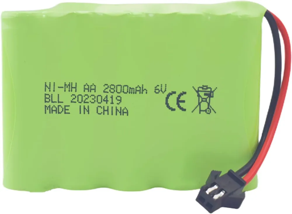 4,8V AA baterie, 2400mAh dobíjecí Ni-MH baterie, SM 2P zástrčka pro HY800 F1 F3 RC člun RC sběrnice s SM 2P USB nabíjecím...