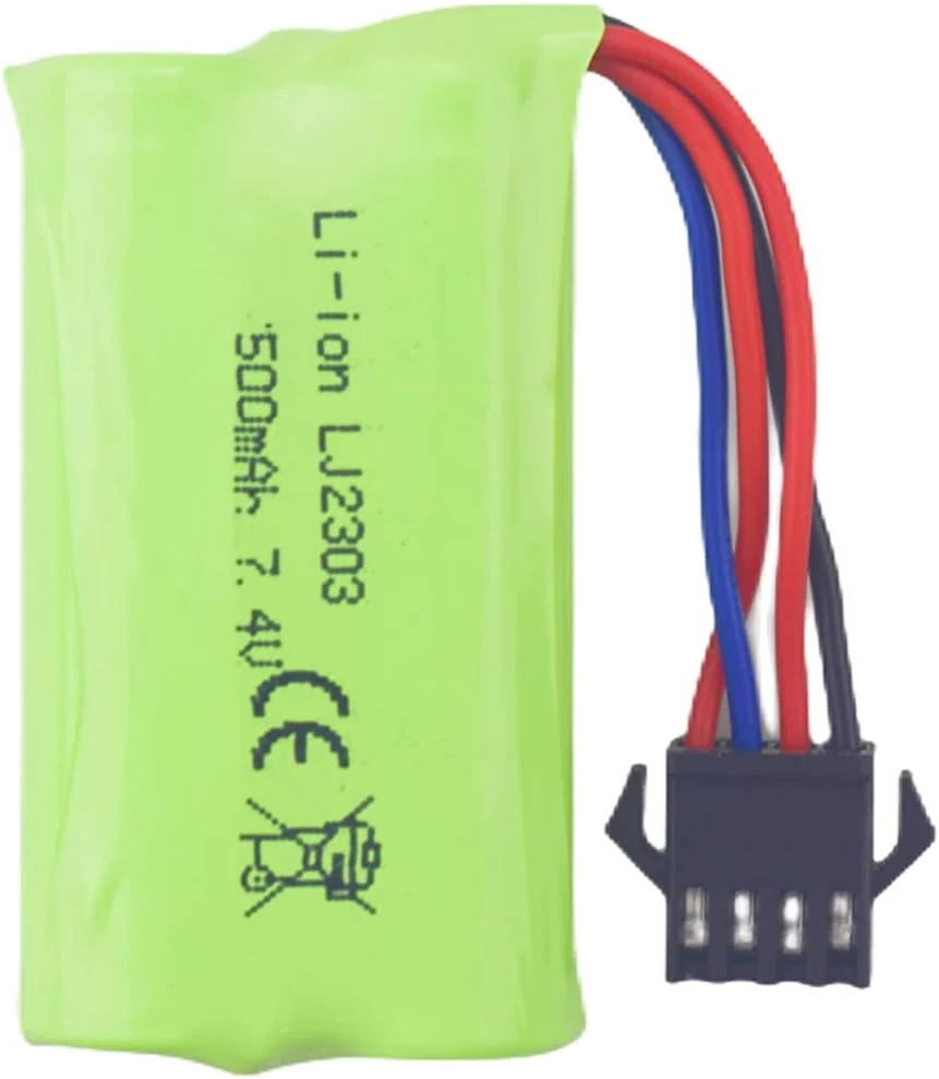 4,8V AA baterie, 2400mAh dobíjecí Ni-MH baterie, SM 2P zástrčka pro HY800 F1 F3 RC člun RC sběrnice s SM 2P USB nabíjecím...