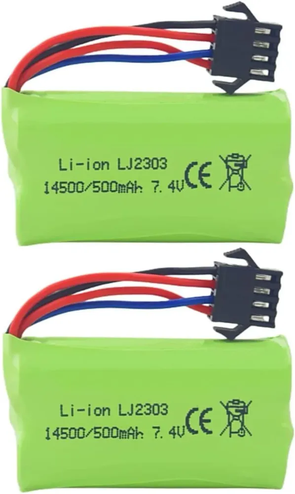 4,8V AA baterie, 2400mAh dobíjecí Ni-MH baterie, SM 2P zástrčka pro HY800 F1 F3 RC člun RC sběrnice s SM 2P USB nabíjecím...