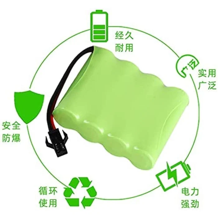 4,8V Ni-CD 1800mAh dobíjecí baterie pro dálkové ovládání do auta YUNIQUE GREEN-CLEAN-POWER