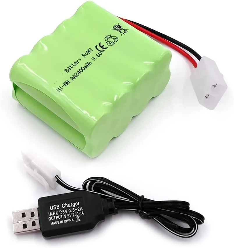 4,8V Ni-Mh 2400 mAh dobíjecí baterie pro dálkové ovládání do auta YUNIQUE GREEN-CLEAN-POWER