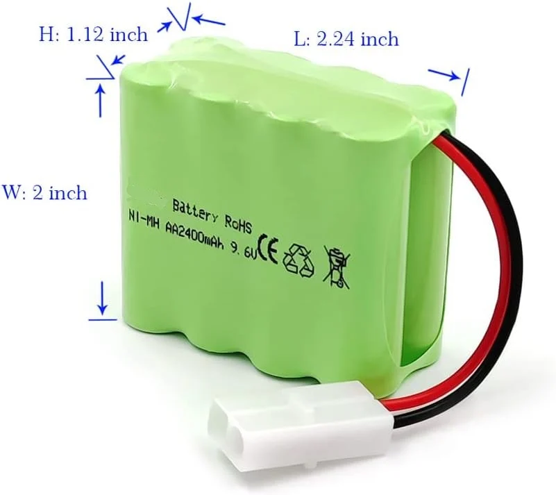4,8V Ni-Mh 2400 mAh dobíjecí baterie pro dálkové ovládání do auta YUNIQUE GREEN-CLEAN-POWER
