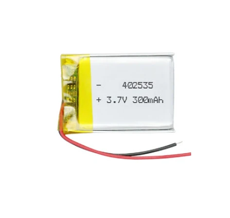 502035 Dobíjecí Lipo baterie (3,7V, 300mAh Lipo) pro Bluetooth sluchátka, chytré hodinky, POS, lékařské nástroje další pře...