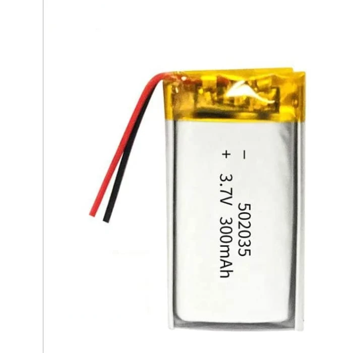 502035 Dobíjecí Lipo baterie (3,7V, 300mAh Lipo) pro Bluetooth sluchátka, chytré hodinky, POS, lékařské nástroje další pře...