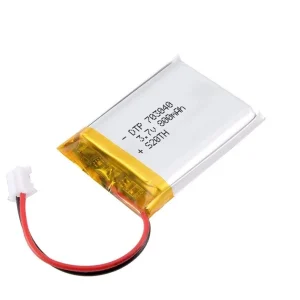 803040 dobíjecí Lipo baterie (3,7V, 1000mAh Lipo) pro reproduktor, Bluetooth, GPS, PDA, YUNIQUE GREEN-CLEAN-POWER