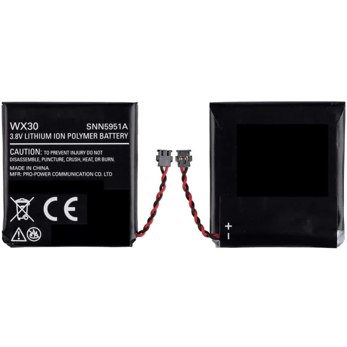 Baterie kompatibilní s Motorola Moto 360, chytré hodinky WX30, fitness náramkové hodinky (240mAh, 3,7V, Li-Po) YUNIQUE GRE...