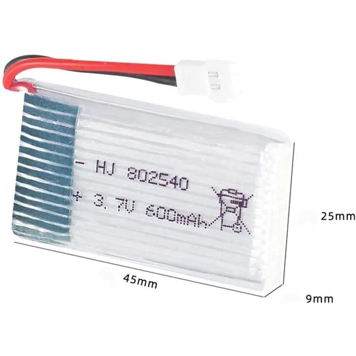 Baterie pro Syma Drone x5C X5 3,7V 600mAh 25C Advanced Lipo YUNIQUE GREEN-CLEAN-POWER