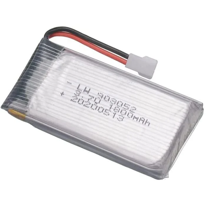 Dobíjecí Lipo baterie (3,7V, 1800mAh Lipo) pro RC kvadrokoptérové drony KY601S SYMA X5 X5S X5C X5SC X5SH X5SW M18 H5P YU...