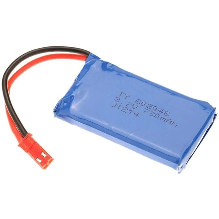 Dobíjecí Lipo baterie (3,7V 730mAh) pro kvadrokoptéru Wltoys V636 V686 V686G V686K JJRC V686 YUNIQUE GREEN-CLEAN-POWER