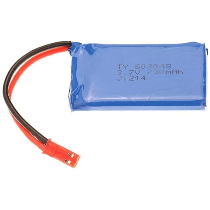 Dobíjecí Lipo baterie (3,7V 730mAh) pro kvadrokoptéru Wltoys V636 V686 V686G V686K JJRC V686 YUNIQUE GREEN-CLEAN-POWER