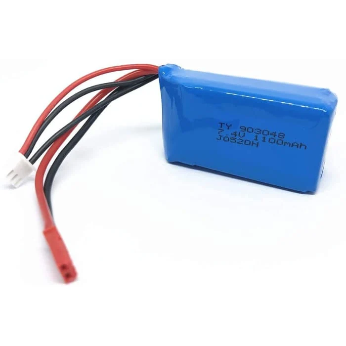 Dobíjecí Lipo baterie (7,4V 1100mAh) pro autodron A949 A959 A969 A979 V912 V913 V262 L959 T23 T55 F45 YUNIQUE GREEN-CLEAN-...