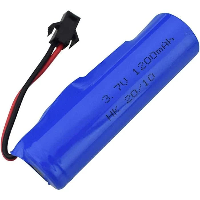 1 kus 3,7V 1200mAh 1S Lipo baterie s SM konektorem pro RC auta off Road Truck YUNIQUE GREEN-CLEAN-POWER