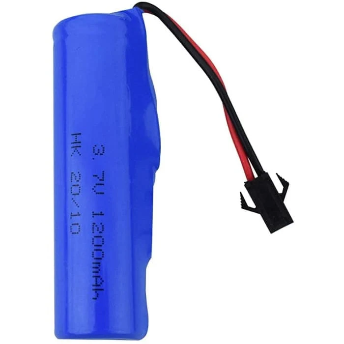 1 kus 3,7V 1200mAh 1S Lipo baterie s SM konektorem pro RC auta off Road Truck YUNIQUE GREEN-CLEAN-POWER