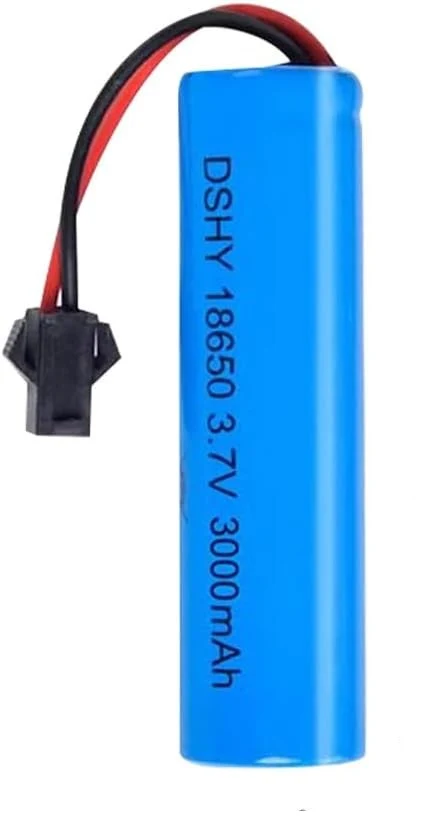 1 kus 3,7V 3000mAh lithium-iontová baterie SM-2P Plug Kompatibilní s DE45 DE42 1:14 Off-road Drift Racing YUNIQUE GREEN-CL...