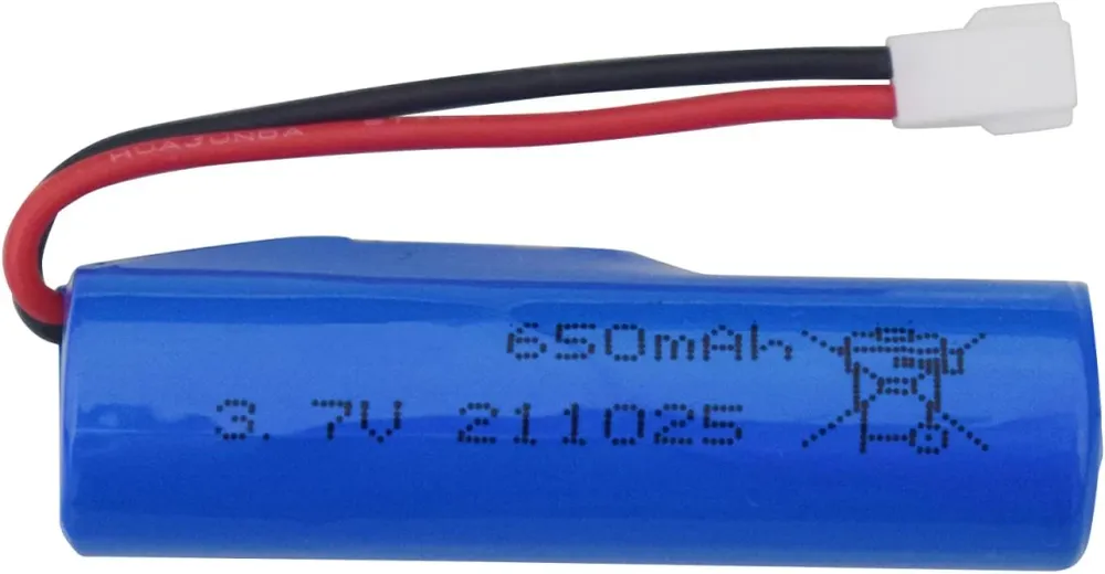 1 kus 3,7V 650mAh lithiová baterie pro lodě na dálkové ovládání SYMA Q9 H126 H131 H118 RH701 YUNIQUE GREEN-CLEAN-POWER