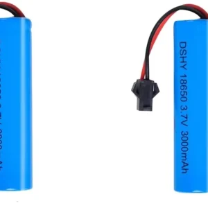 2 kusy 3,7V 3000mAh lithium-iontové baterie SM-2P Plug kompatibilní s DE45 DE42 1:14 Off-road Drift Racing YUNIQUE GREEN-C...