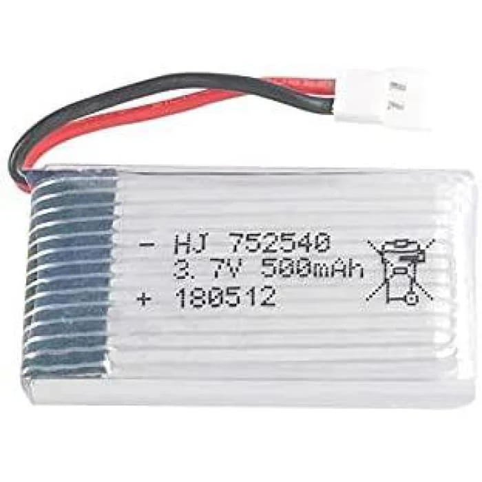 4 kusy 3,7V, 500mAh dobíjecí Lipo baterie + 1 1 ž 4 nabíječka pro RC drony Kvadrokoptéra Syma X5 X5C X5SC X5SW, Cheerson C...