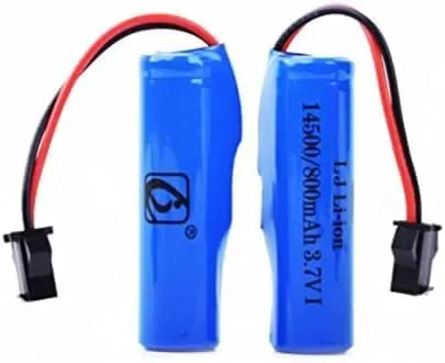 2 kusy 3,7V 800mAh lithium-iontových baterií s konektorem SM-2P, kompatibilní s modelem C2 D828 YUNIQUE GREEN-CLEAN-POWER
