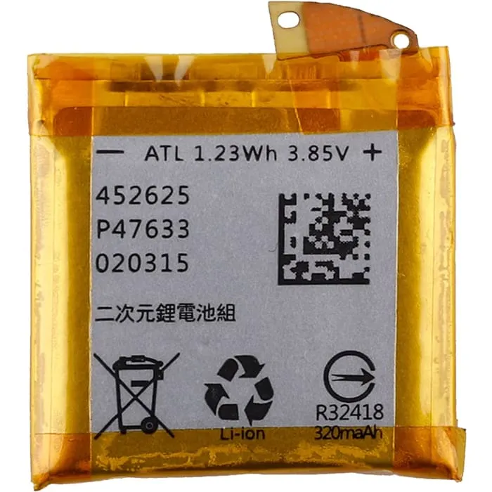 Náhradní baterie ASUS ZenWatch 3 (WI503Q) Smartwatch C11N1609 se sadou YUNIQUE GREEN-CLEAN-POWER