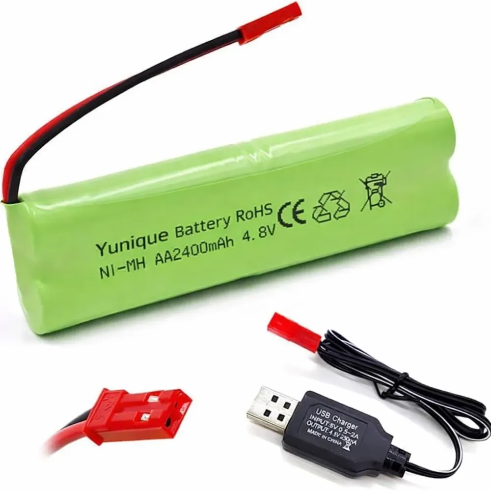 6V Ni-MH 2400 mAh dobíjecí baterie pro dálkové ovládání auta YUNIQUE GREEN-CLEAN-POWER