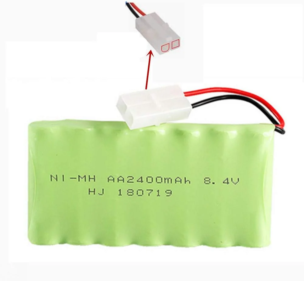 6V Ni-Mh 2400 mAh dobíjecí baterie pro dálkové ovládání do auta + USB nabíjecí kabel YUNIQUE GREEN-CLEAN-POWER
