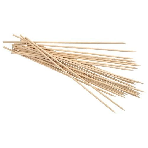 PAPSTAR 200 Schaschlik -spiesjes, hout "puur" Ø 5 mm · 40 cm | Slide (200 stuks)