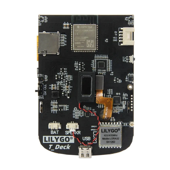 LILYGO T-Deck s továrním firmwarem