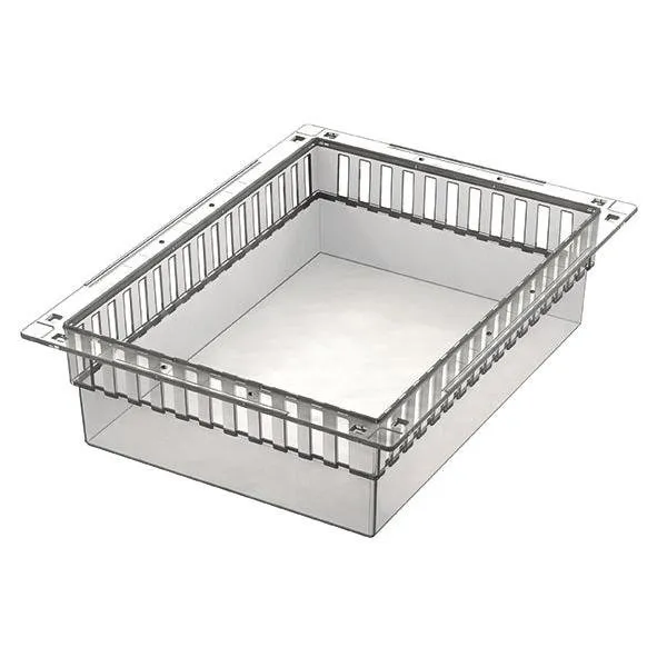 Novocal PC module transparent Divisible Dimensions: 400 x 300 x 100 mm (BXTXH) including pull-out stops | Pack (1 piece)