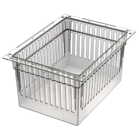 Novocal PC module transparent Divisible Dimensions: 400 x 300 x 200 mm (BXTXH) including pull-out stops | Pack (1 piece)