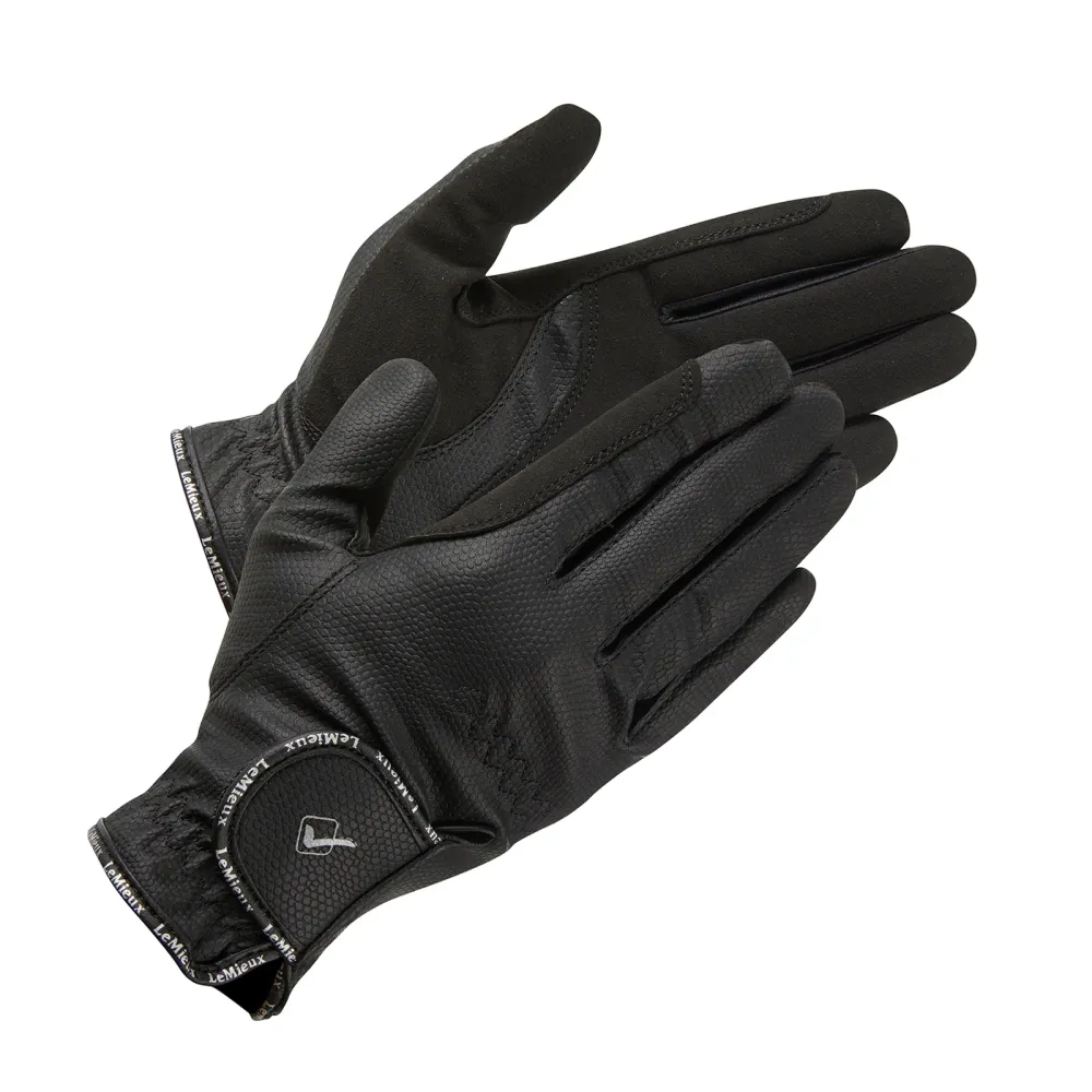 Klasyczne rękawiczki jeździeckie ProTouch Black M