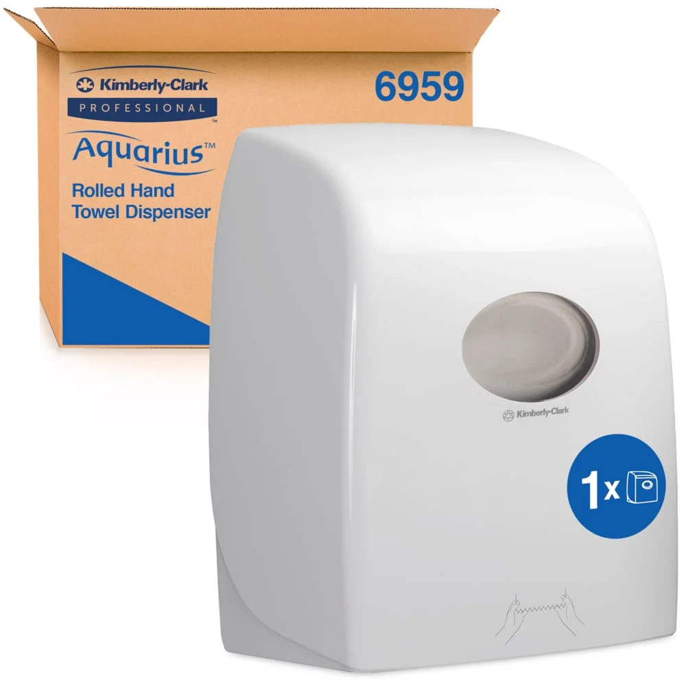 USB 3.0 Flash Drive Distribuidor de toalhas de rolos Aquarius ™ - Branco