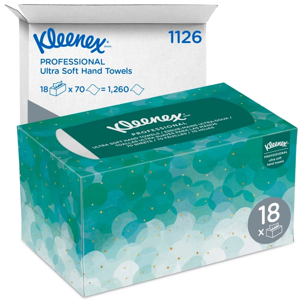 Toalhas Kleenex® Ultra ™ - Interfold / White / Medium - Photo Storage