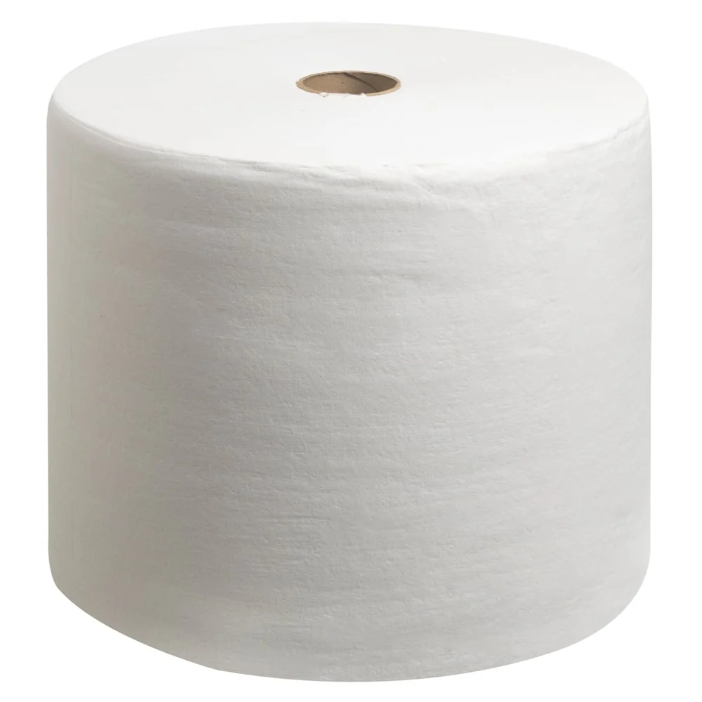 Wypall® L40 PowerClean - Rolo grande / branco - 1 rolo x 750 folhas | Papelão (1 rolo)