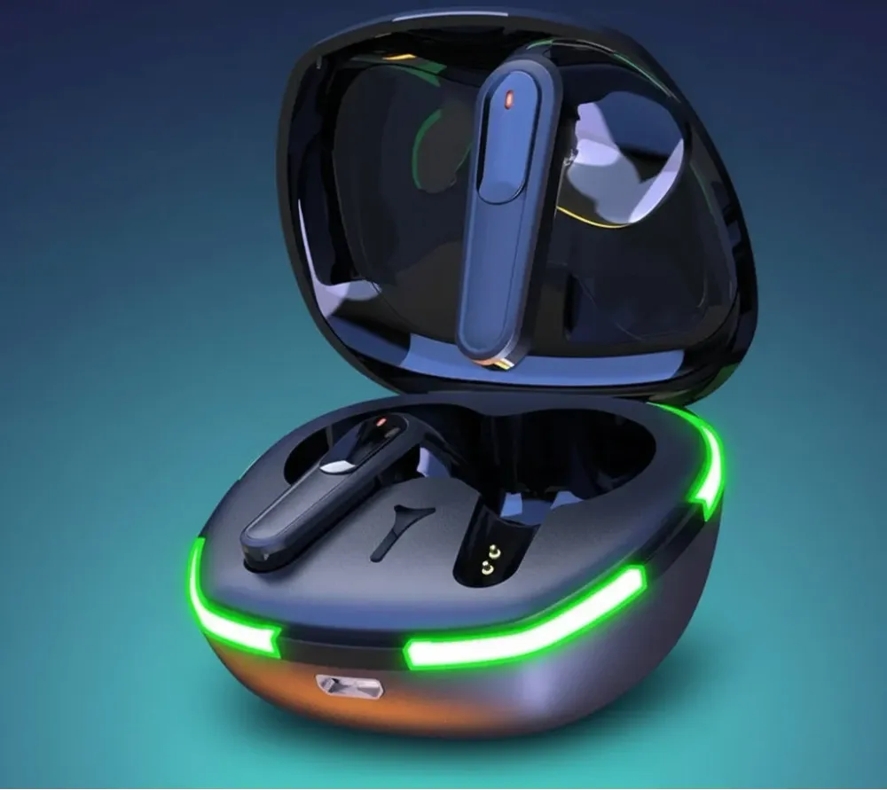 Trådlösa Bluetooth Hörlurar - Premium Noise Cancelling Headset med Mikrofon & HiFi Stereo Sound - Sport Earbuds för iPhone...