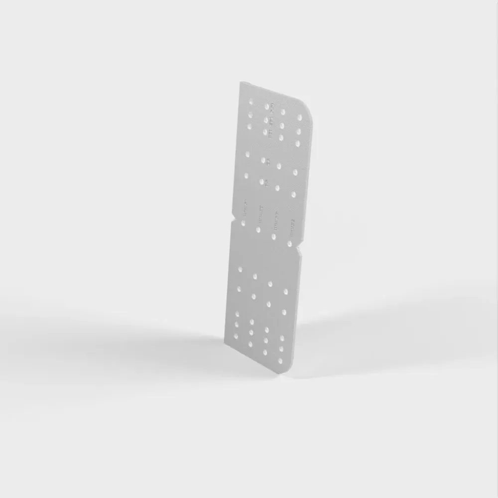Ikea Bohrschablone / Boringsguide til 160mm Hullafstand Hvid