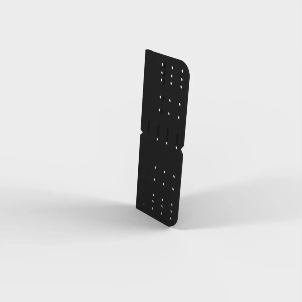 Ikea Bohrschablone / Boringsguide til 160mm Hullafstand Hvid
