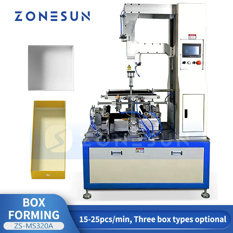 ZONESUN ZS-MS320A Rigid Drawer Box Forming & Gift Box Jewelry Box Making Machine