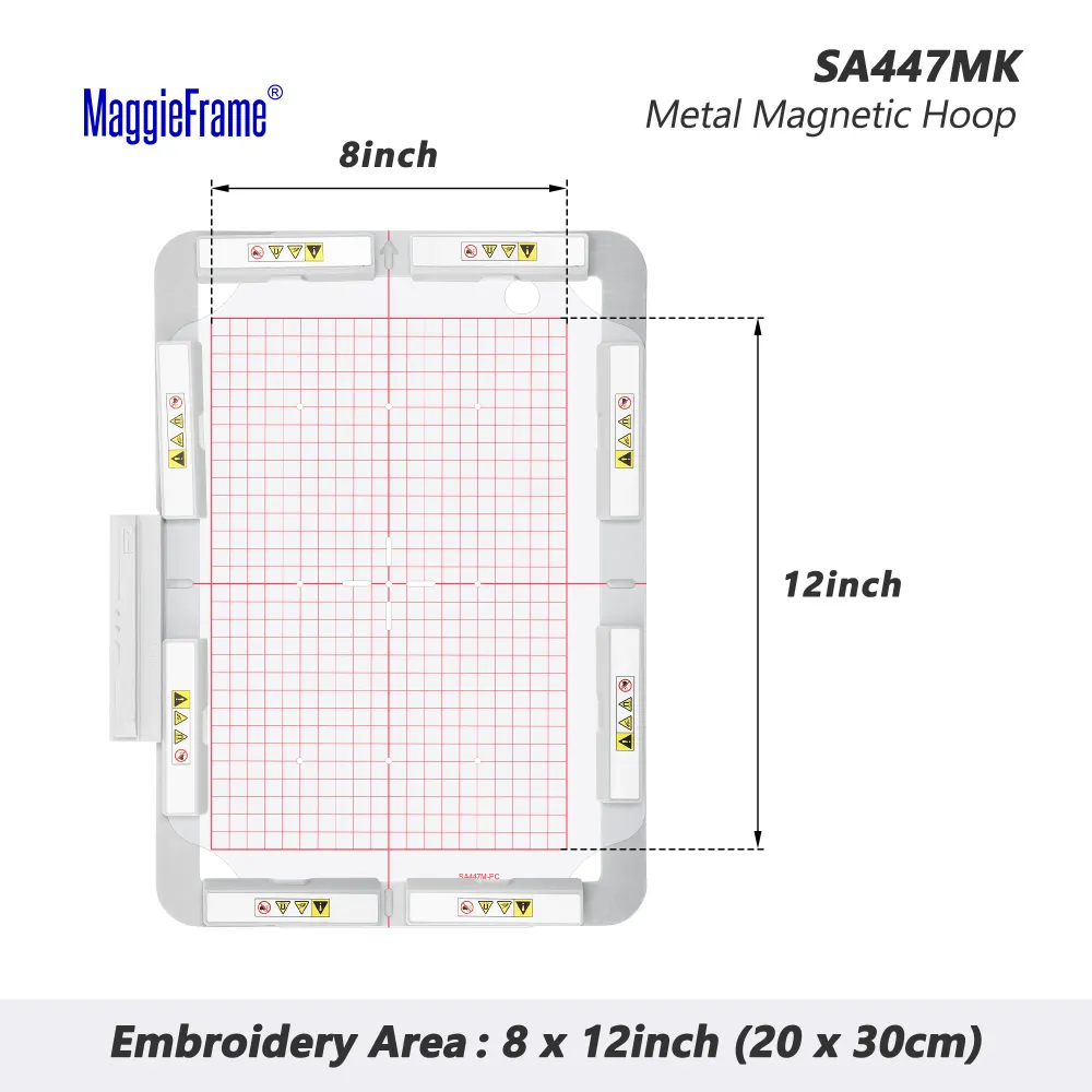 MaggieFrame magnetický vyšívací rámeček 8×12″ (200×300 mm) pro stroje Brother Babylock