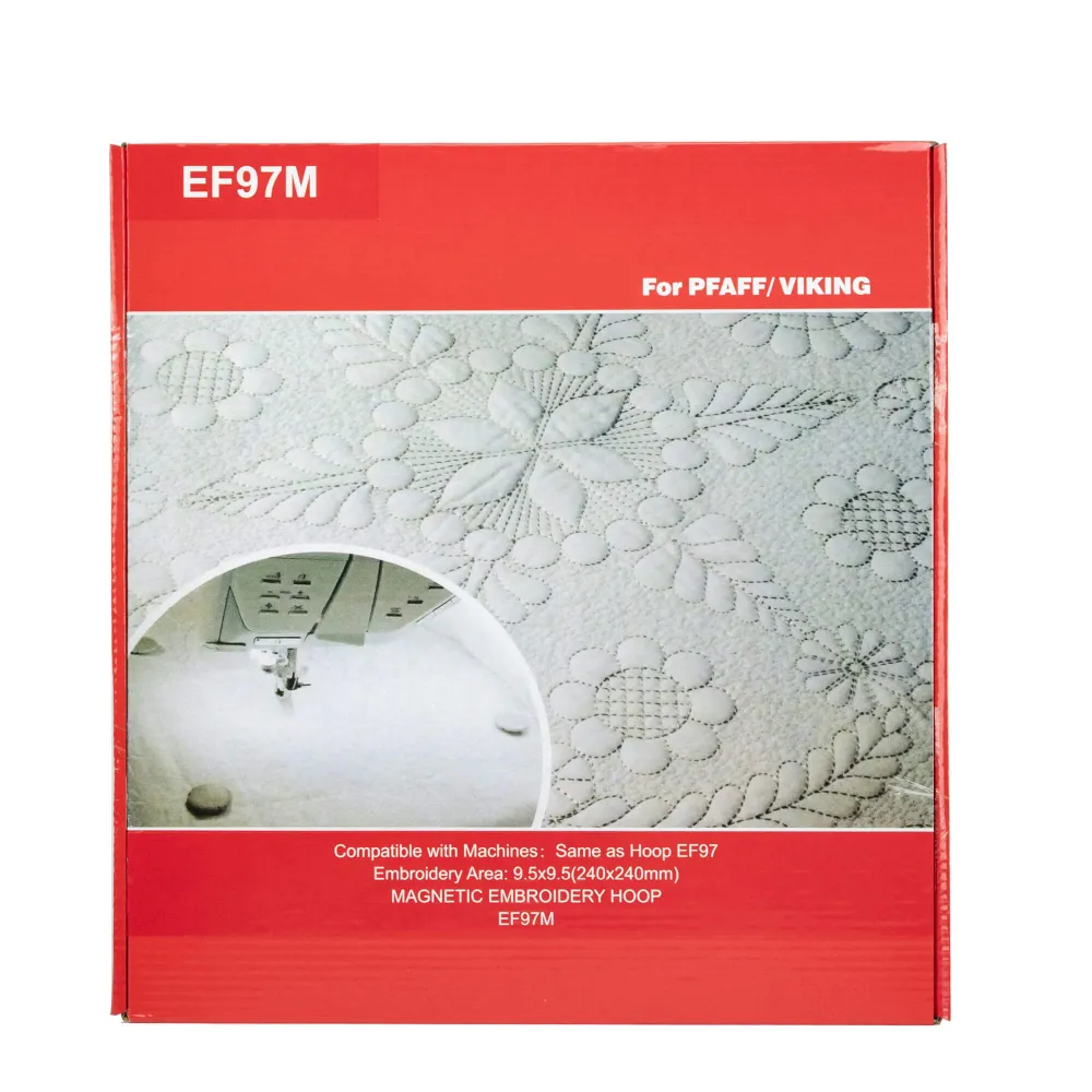 Magnetický vyšívací rámeček EF97M pro stroje Brother/Babylock (9.5″ × 9.5″ – 240 × 240 mm)