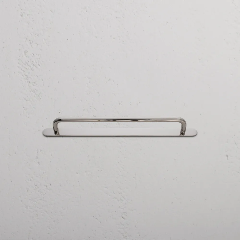 Full Extension Kilburn Cabinet Handle Medium - Polished Nickel