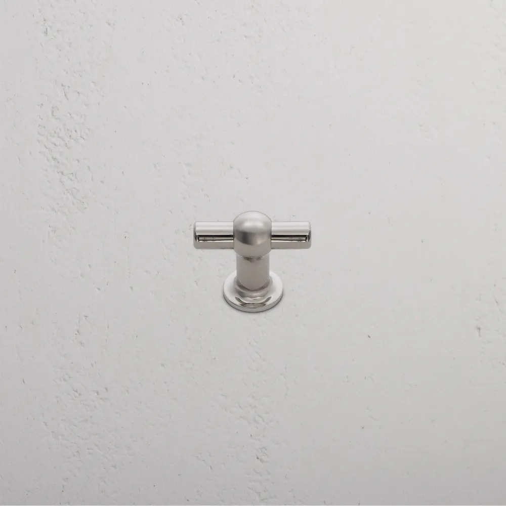 Harper T-Bar Cabinet Handle Petite - Polished Nickel