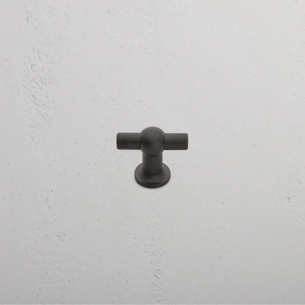 Harper T-Bar Cabinet Handle Slim - Bronze Kitchen Cabinets