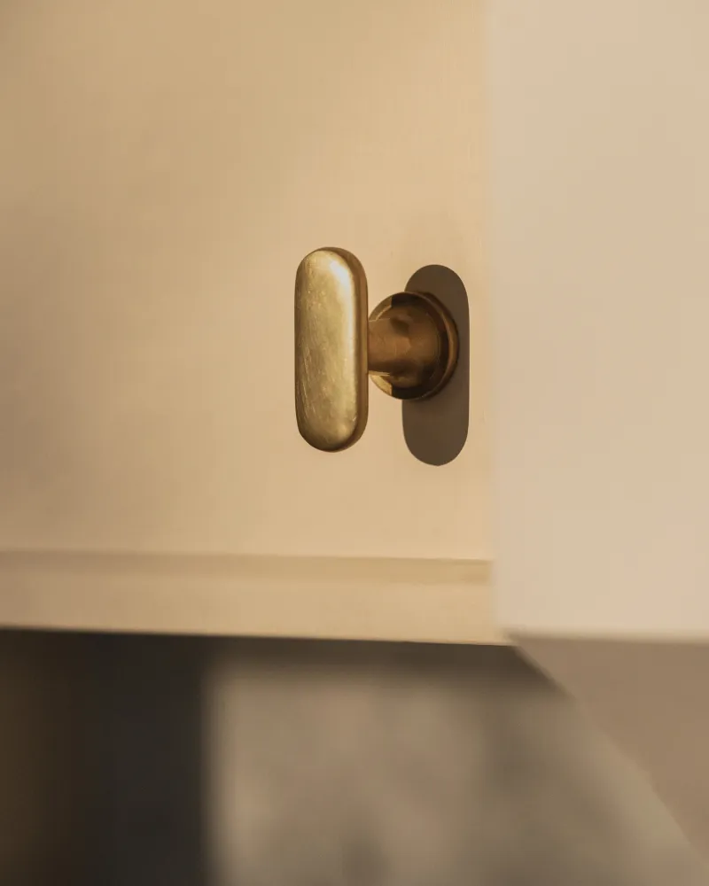 Milliner Cabinet Knob Medium - Antique Zlatý kov