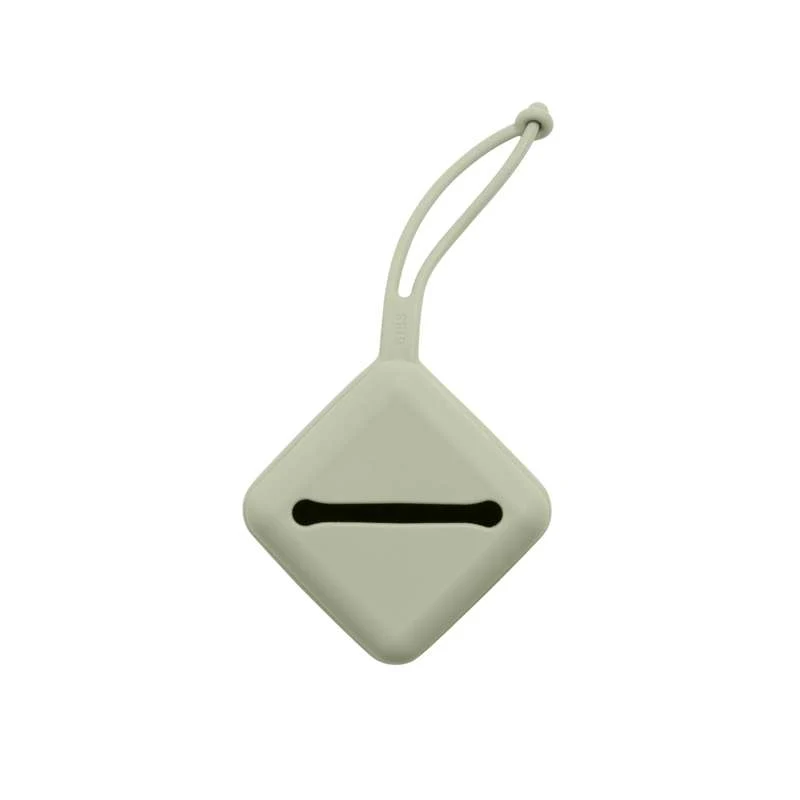 Modular Compartment BIBS Accessories Pacifier Case - Silikone - Sutteboks m. Plads til 3 Sutter - Sage